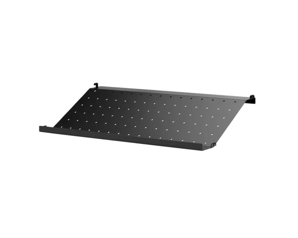 Police String Shoe Shelf Metal 58 x 30, black Nakupujte Hned
