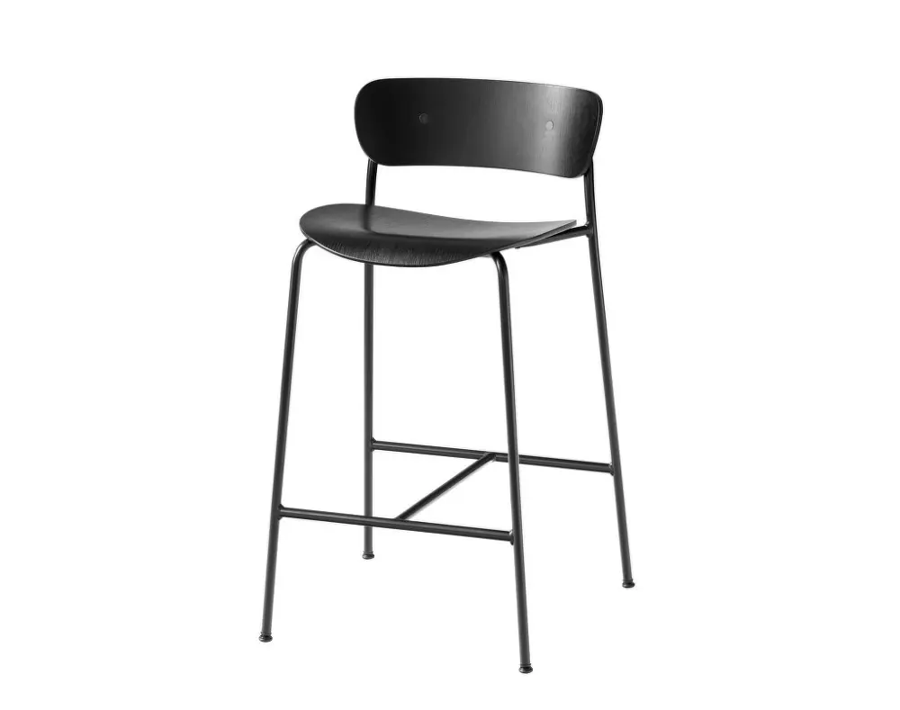 Barová stolička Pavilion AV7 65 cm, black oak Nejlepší Cena