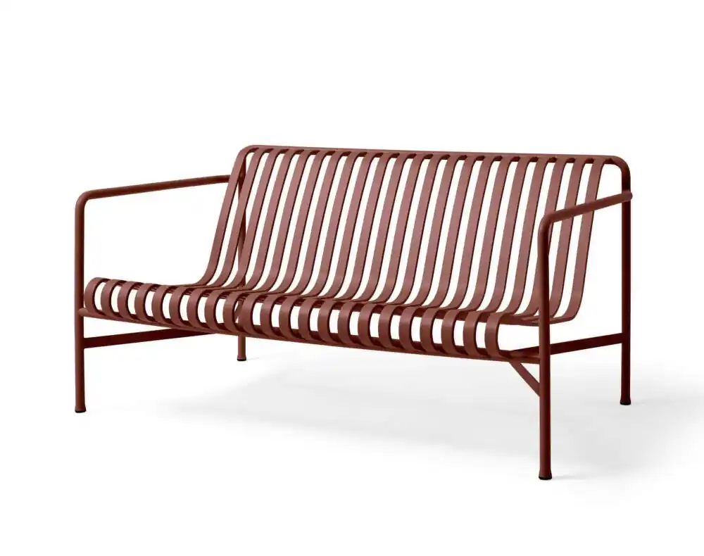 Lavička Palissade Lounge Sofa, iron red Značkový