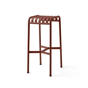 Autentický Barová stolička Palissade Bar Stool, iron red