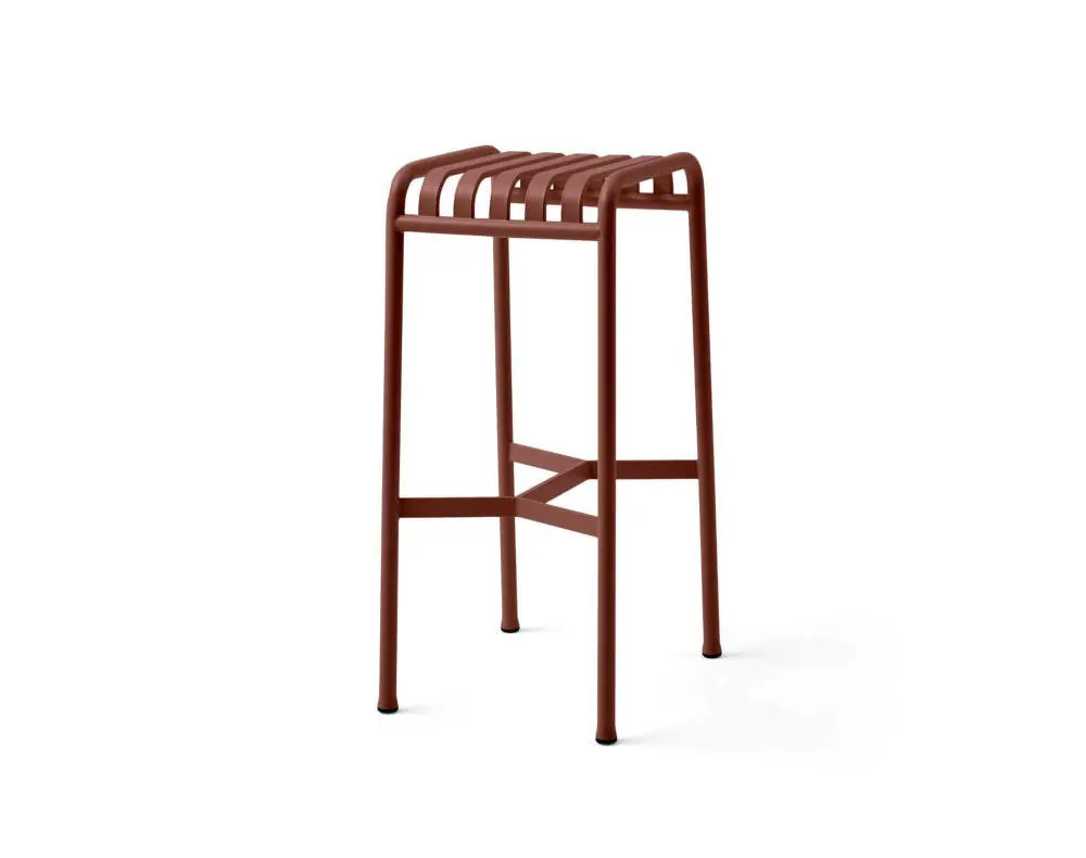 Autentický Barová stolička Palissade Bar Stool, iron red