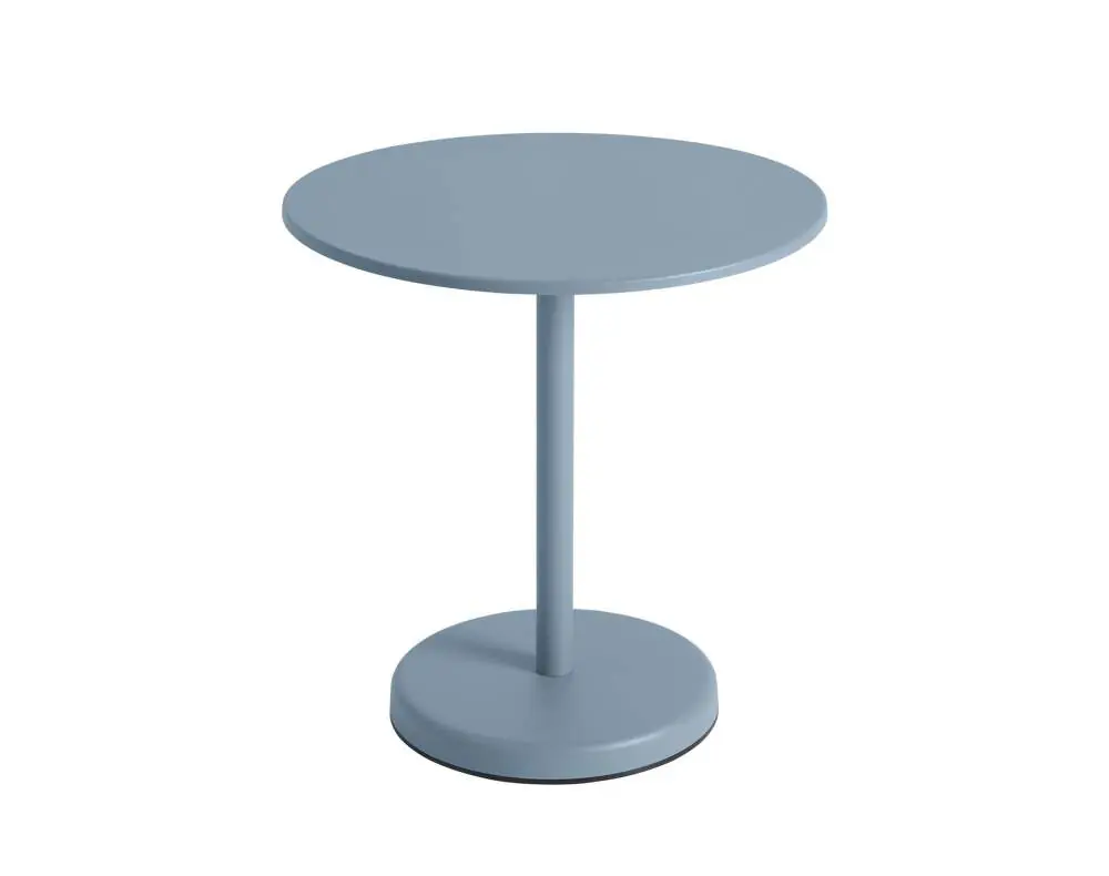 Zlevněný Stolek Linear Steel Café Table Ø70, pale blue