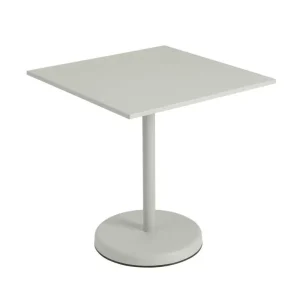 Stolek Linear Steel Café Table 70x70, grey Nová Kolekce