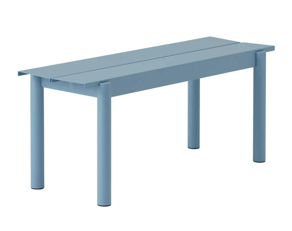 Lavice Linear Steel Bench 110 cm, pale blue Objednat Nyní