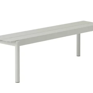 Lavice Linear Steel Bench 170 cm, grey Akce