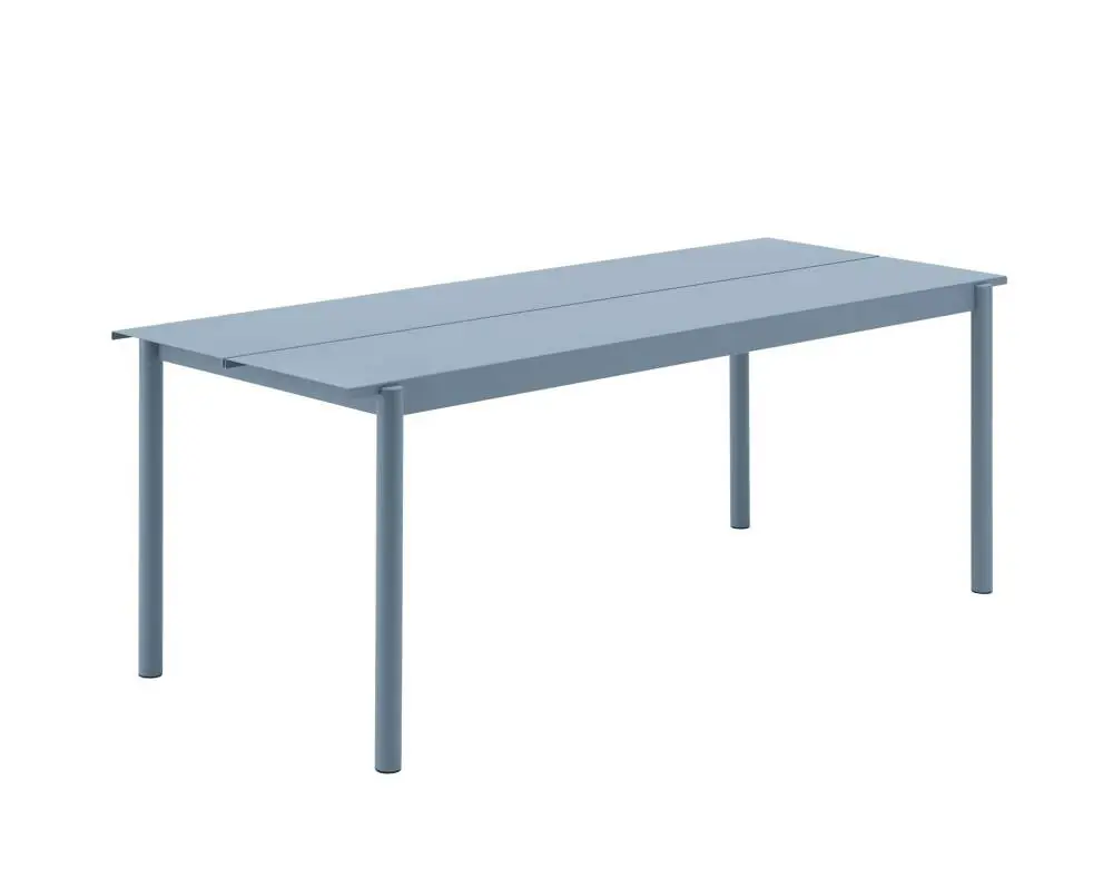 Stůl Linear Steel Table 200 cm, pale blue Cenový Hit