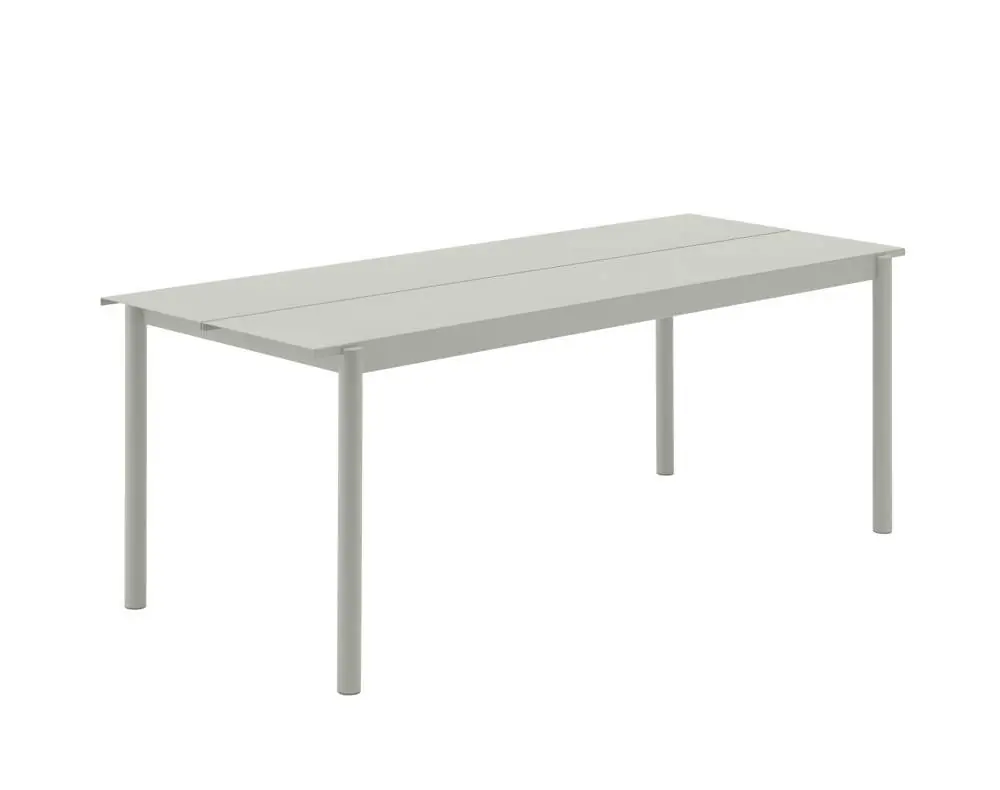Ihned K Objednání Stůl Linear Steel Table 200 cm, grey