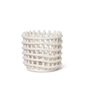 Organizér Ceramic Basket Small, off-white Nejlepší Volba