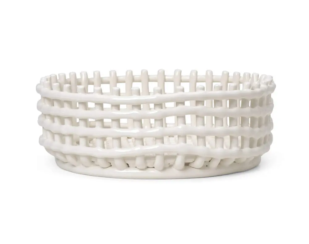 Mísa Ceramic Centrepiece, off-white Víkendová Akce