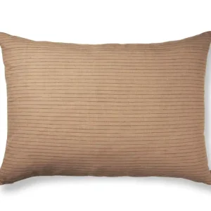 Polštář Brown Cotton Stripe Large Rychlé Dodání