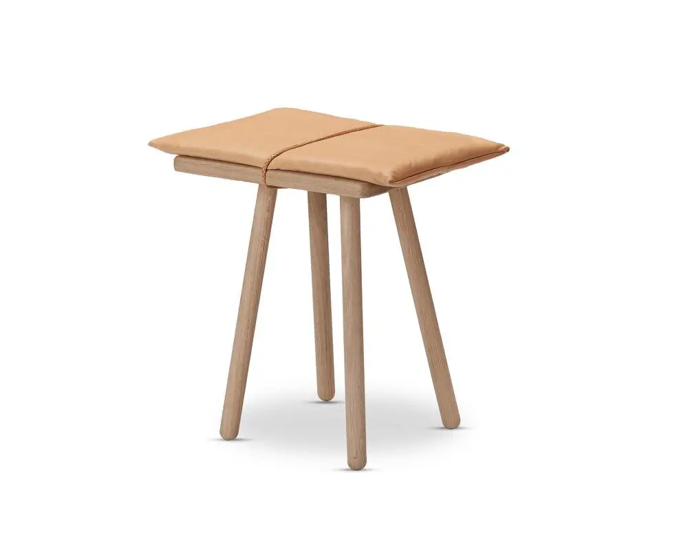 Stolička s podsedákem Georg Jubilee, leather / oak Rychlé Dodání