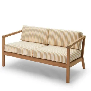 Horká Nabídka Pohovka Virkelyst 2-seater, golden yellow stripe