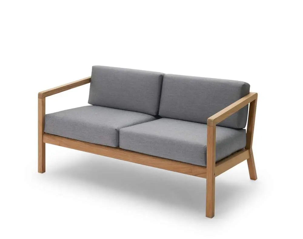 Vrácení Zdarma Pohovka Virkelyst 2-seater, ash