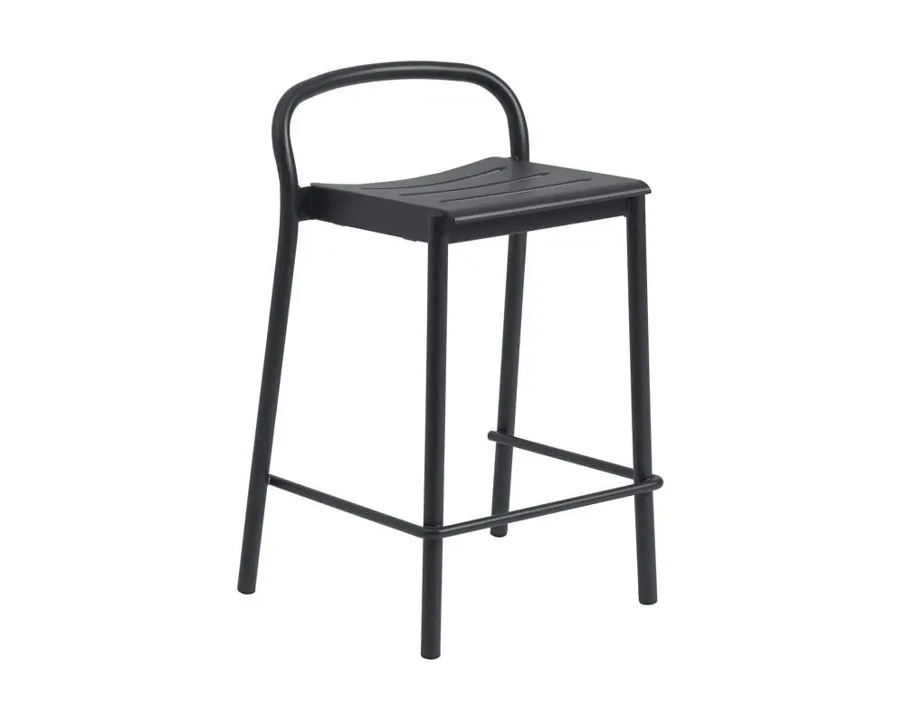 Výhodná Nabídka Stolička Linear Steel Counter Stool, black