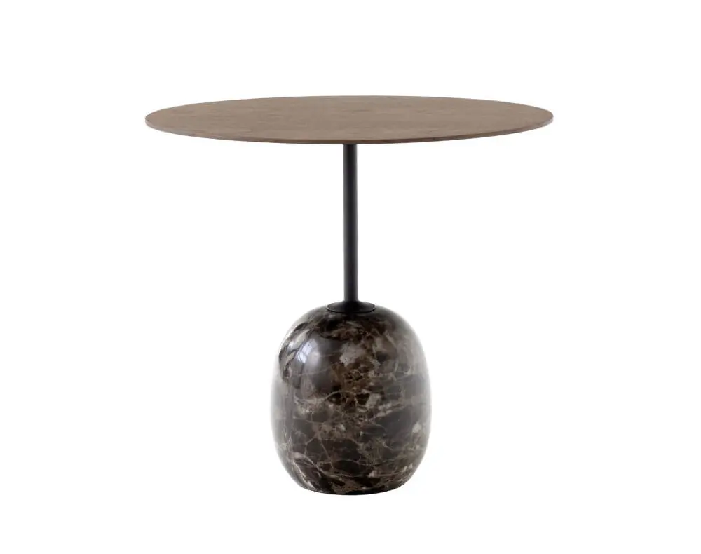 Poslední Šance Konferenční stolek Lato LN9, walnut/emparador marble