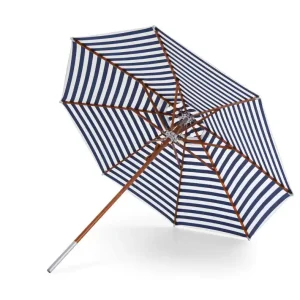Poslední Šance Slunečník Atlantis Ø330, dark blue stripes