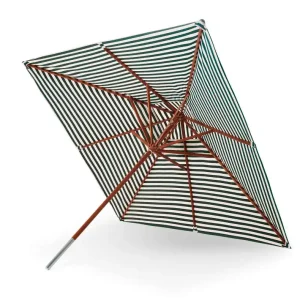 Slunečník Messina 300, light apricot / dark green stripe Hit Sezóny