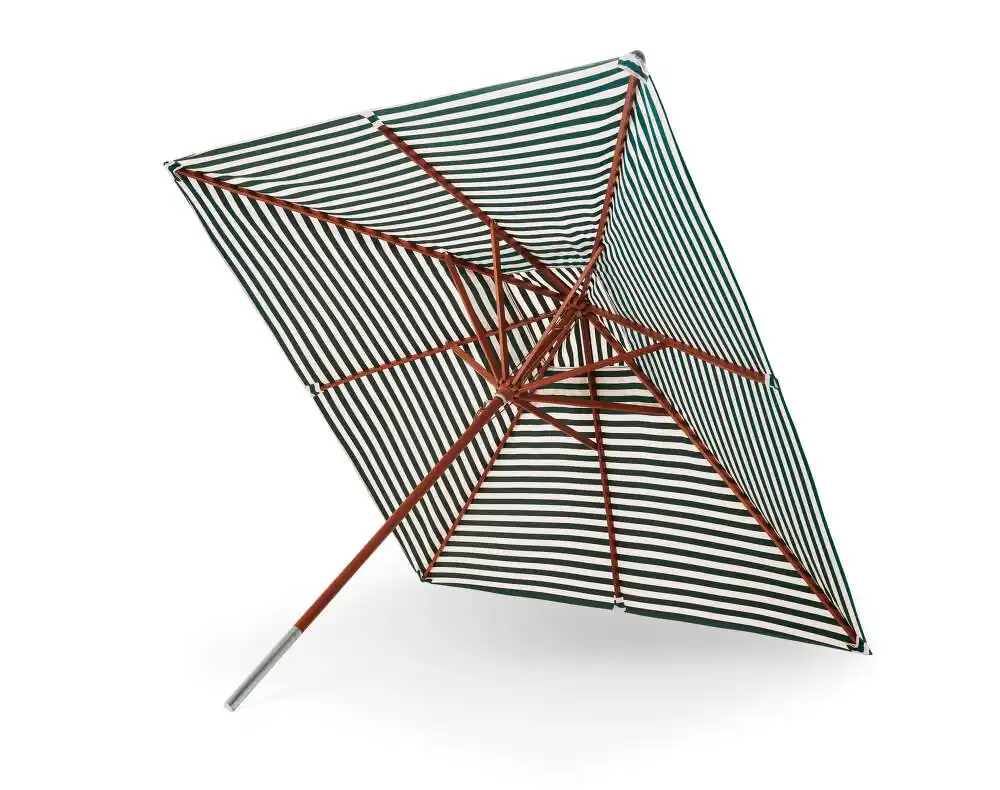 Slunečník Messina 300, light apricot / dark green stripe Hit Sezóny