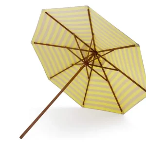 Slunečník Messina Ø300, lemon / sand stripe Značkový