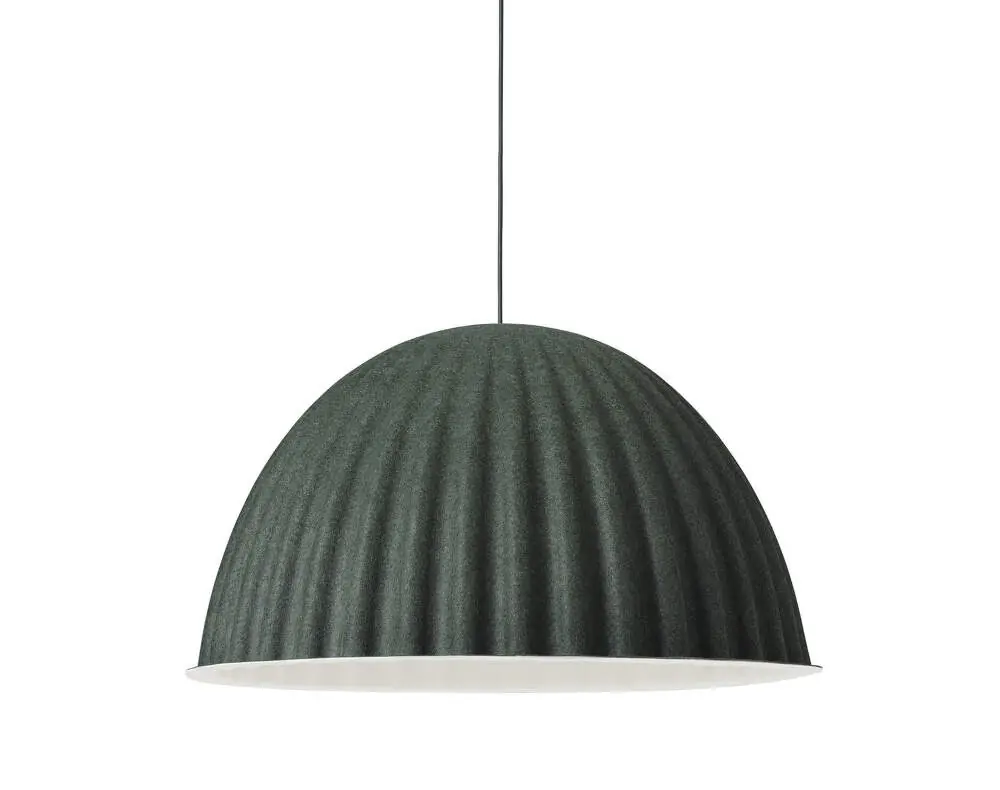 Značkový Závěsná lampa Under The Bell Ø82, dark green