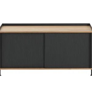 Nejlepší Volba Komoda Enfold Sideboard 124x63, oak/anthracite black