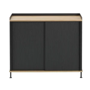 Must-Have Komoda Enfold Sideboard 100x85, oak/anthracite black