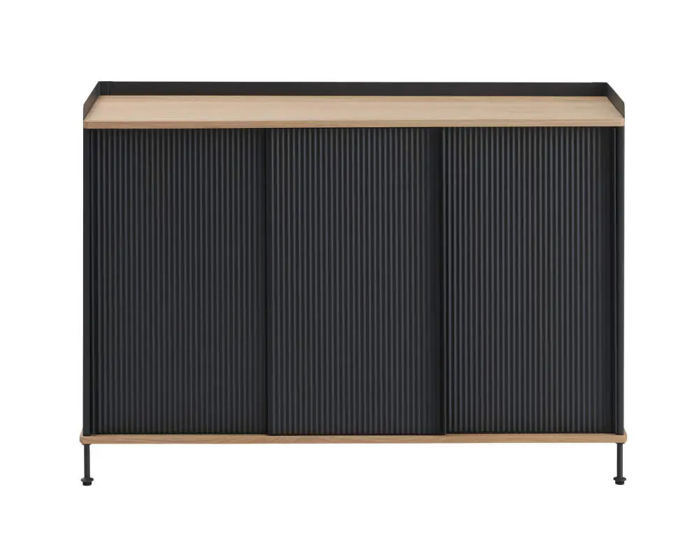 Komoda Enfold Sideboard 148x85, oak/anthracite black Cenová Bomba