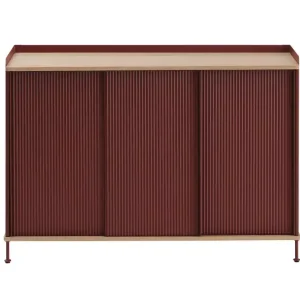Must-Have Komoda Enfold Sideboard 148x85, oak/deep red