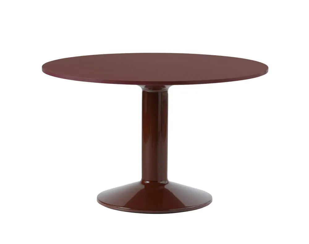 Nejprodávanější Stůl Midst Ø120, dark red