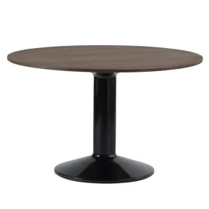 Stůl Midst Ø120, dark oak/black Nejlepší Cena