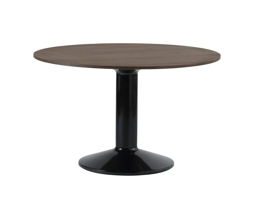 Stůl Midst Ø120, dark oak/black Nejlepší Cena