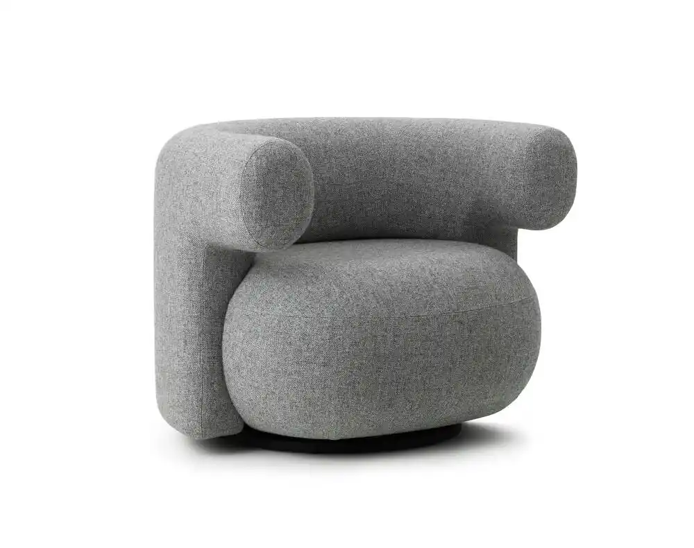 Křeslo Burra Lounge Chair Swivel, Hallingdal 0110 Odeslání Ihned