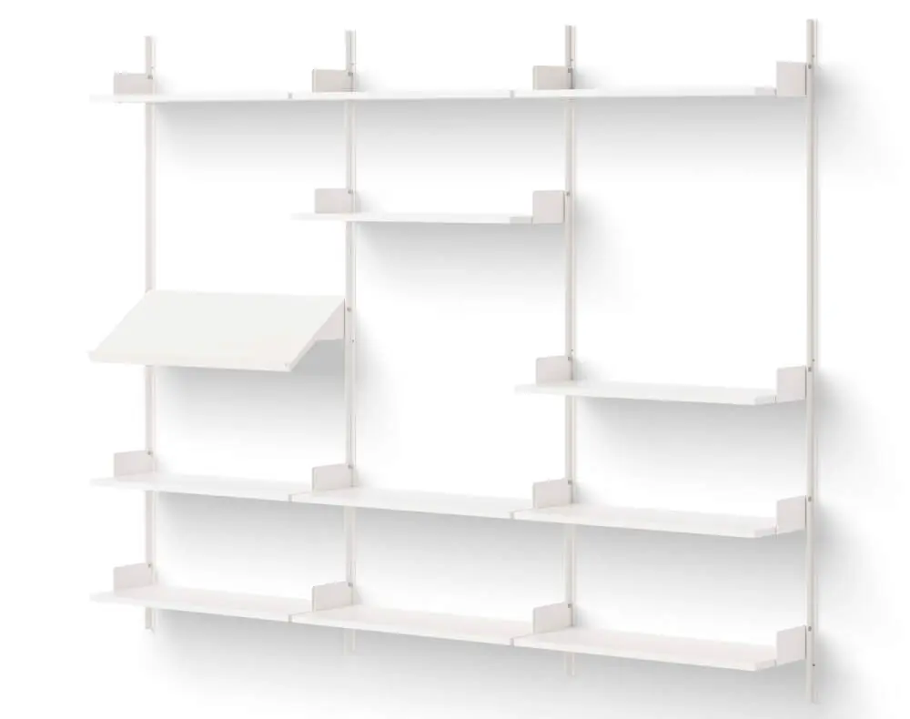 Omezená Nabídka Policová sestava Display Shelf, white/white