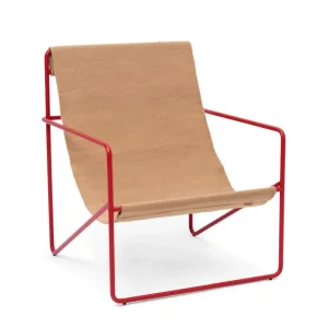 Křeslo Desert Lounge Chair, poppy red / sand Nová Kolekce