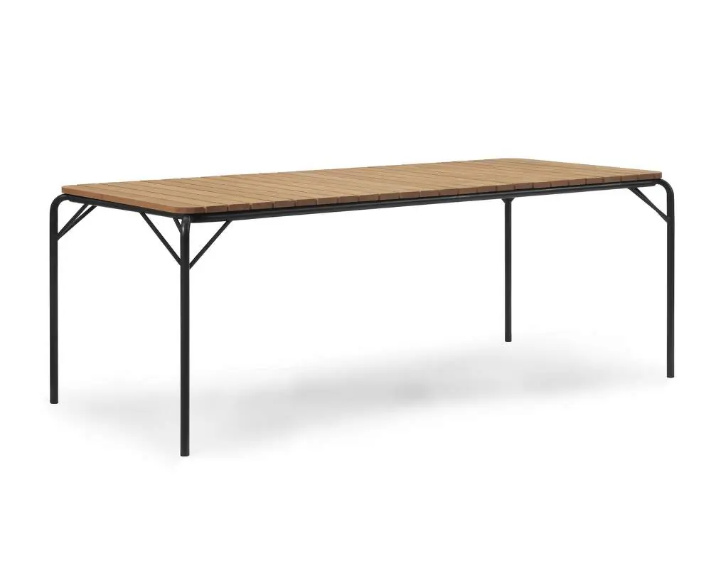 Aktuální Stůl Vig Robinia 90 x 200 cm, black