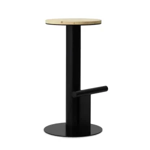 Autentický Barová stolička Pole 75, pine / black