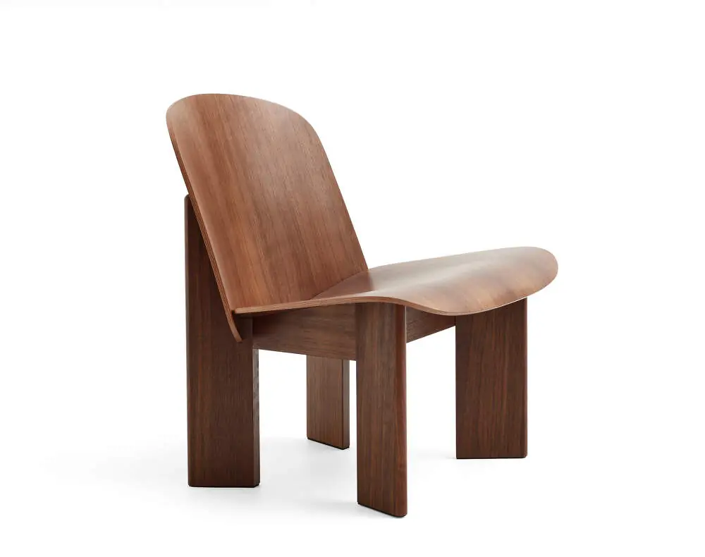 Vrácení Zdarma Křeslo Chisel, lacquered walnut