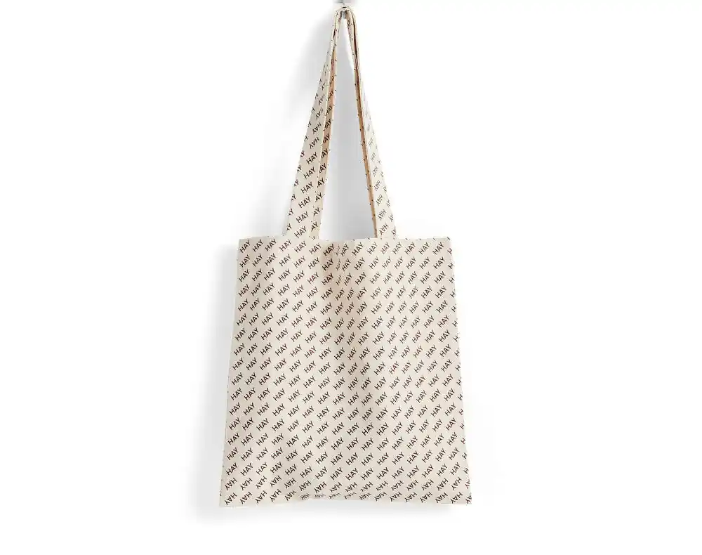 Oblíbený Plátěná taška Logo Tote Bag, burgundy