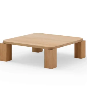 Konferenční stolek Atlas 82x82, natural oak Finální Výprodej