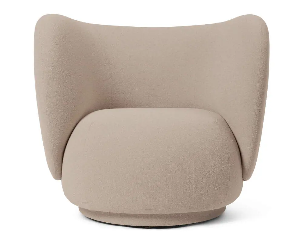 Lounge chair Rico, Grain cashmere Cenová Bomba
