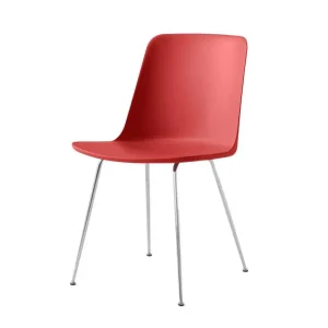Pouze Dnes Židle Rely HW6, chrome/vermillion red