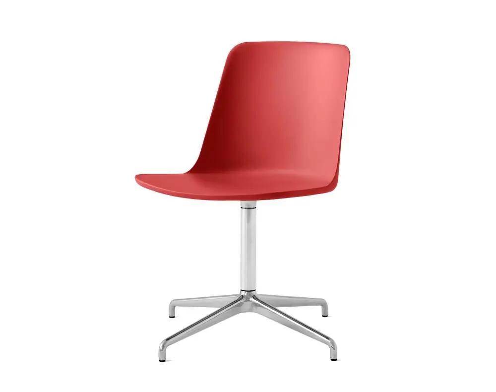 Odeslání Ihned Židle Rely HW11, polished aluminium/vermillion red