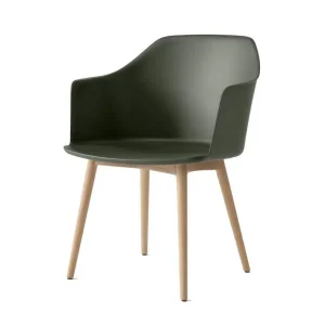 Židle Rely HW76 s područkami, oak/bronze green Ověřený