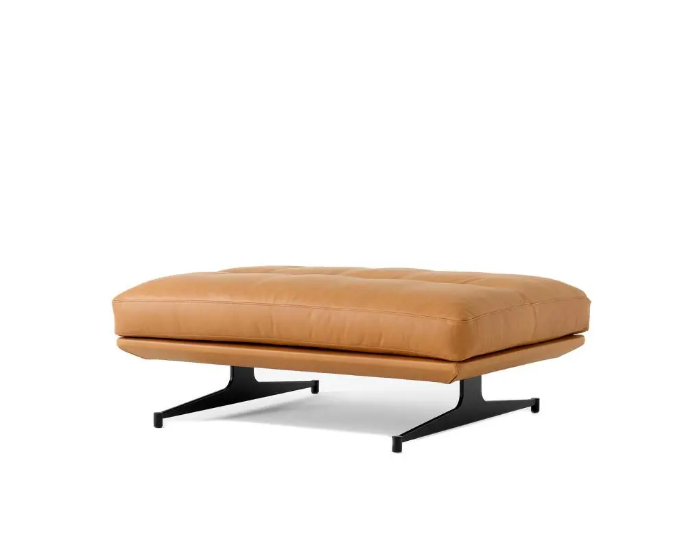 Pouf Inland AV32, Noble Cognac Leather Nízká Cena