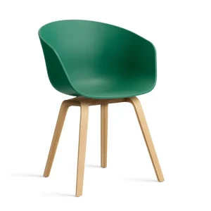 Židle AAC 22 Lacquered Oak Veneer, teal green Expresní Doručení