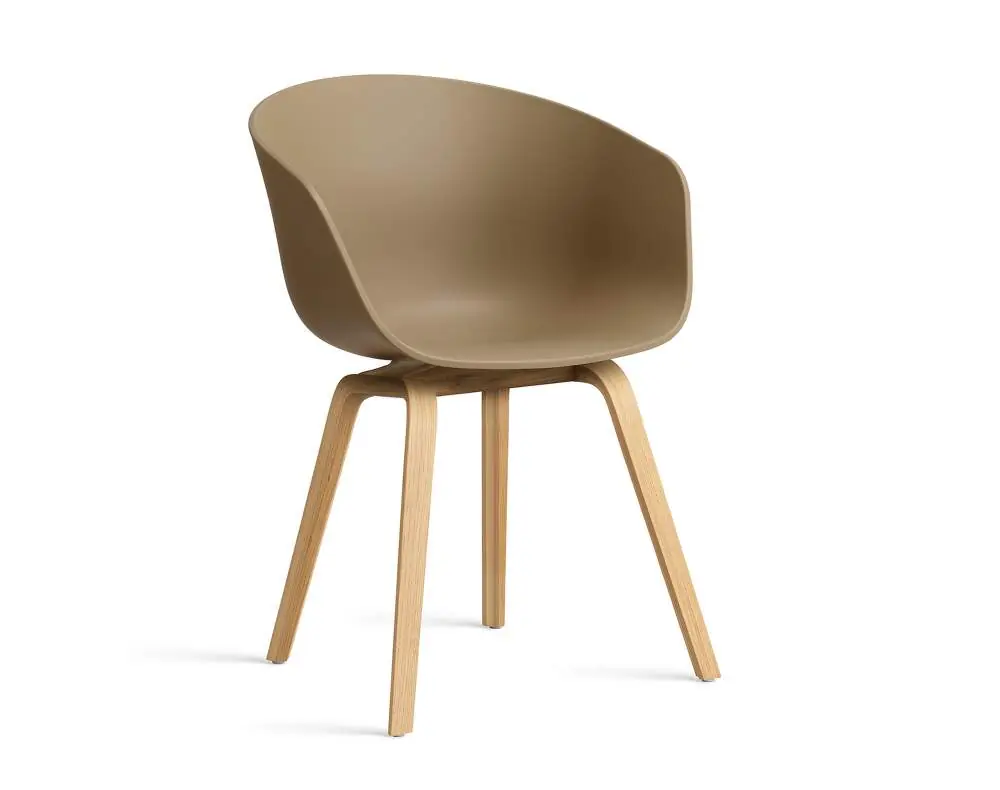Rychlé Dodání Židle AAC 22 Lacquered Oak Veneer, clay