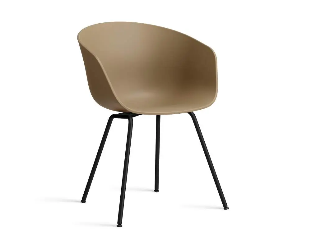 Tovární Cena Židle AAC 26 Black Powder Coated Steel, clay