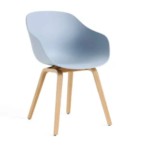 Židle AAC 222 Lacquered Oak Veneer, slate blue Sezónní Sleva