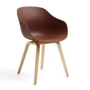Židle AAC 222 Lacquered Oak Veneer, soft brick Autentický