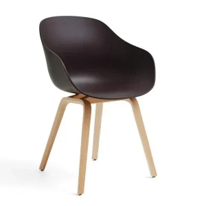 Výprodej Židle AAC 222 Lacquered Oak Veneer, raisin
